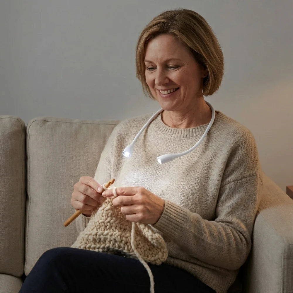 Lampada LED da Collo โ Ideale per Lettura, Fai-da-Te e Lavori di Precisione