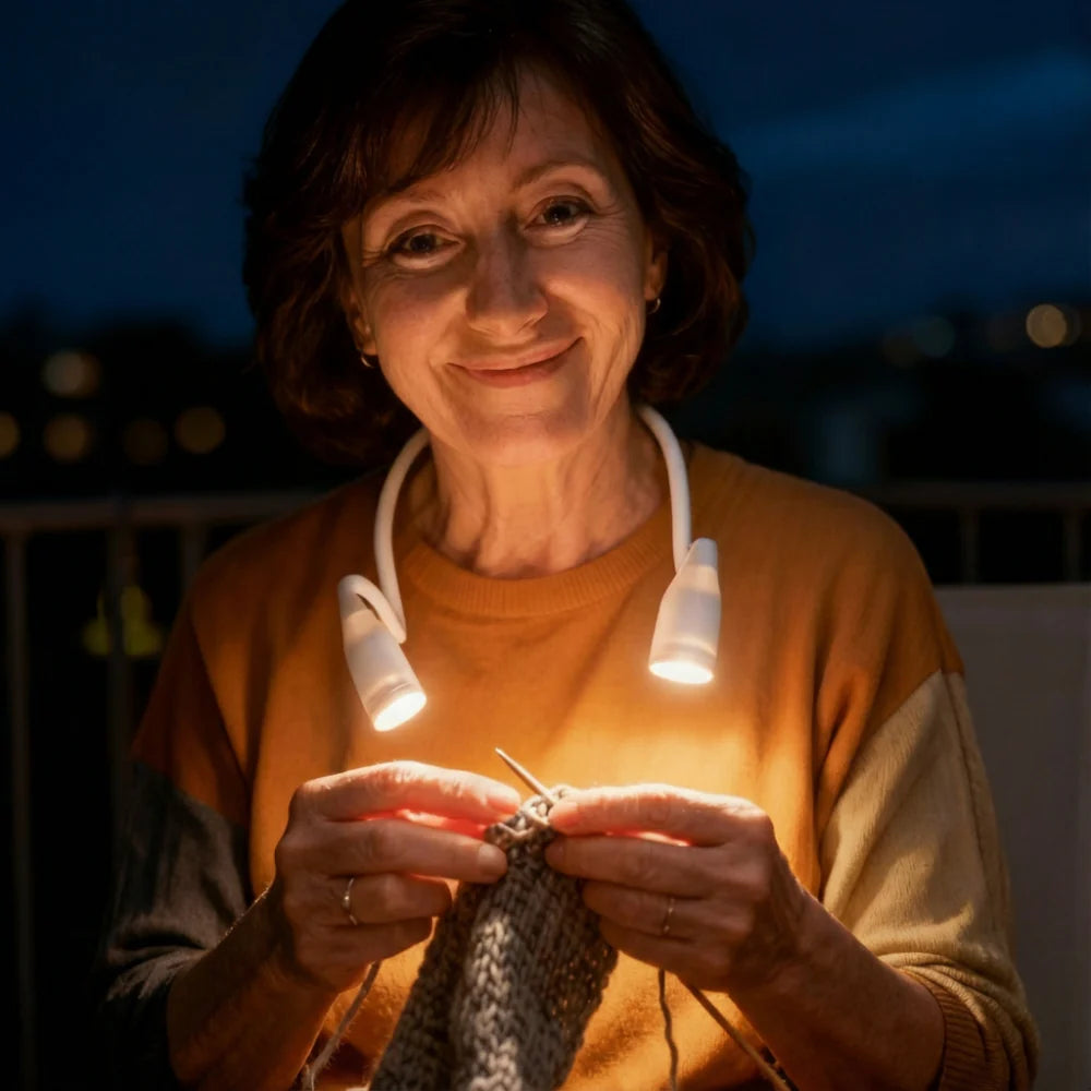 Lampada LED da Collo โ Ideale per Lettura, Fai-da-Te e Lavori di Precisione